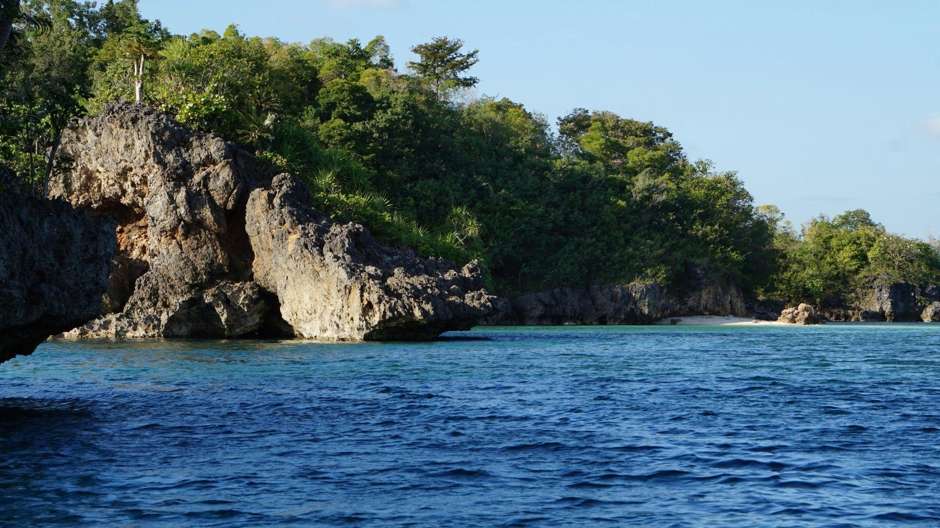 Guimaras beach in the Philippines, known for sweet mangoes and pristine shores
