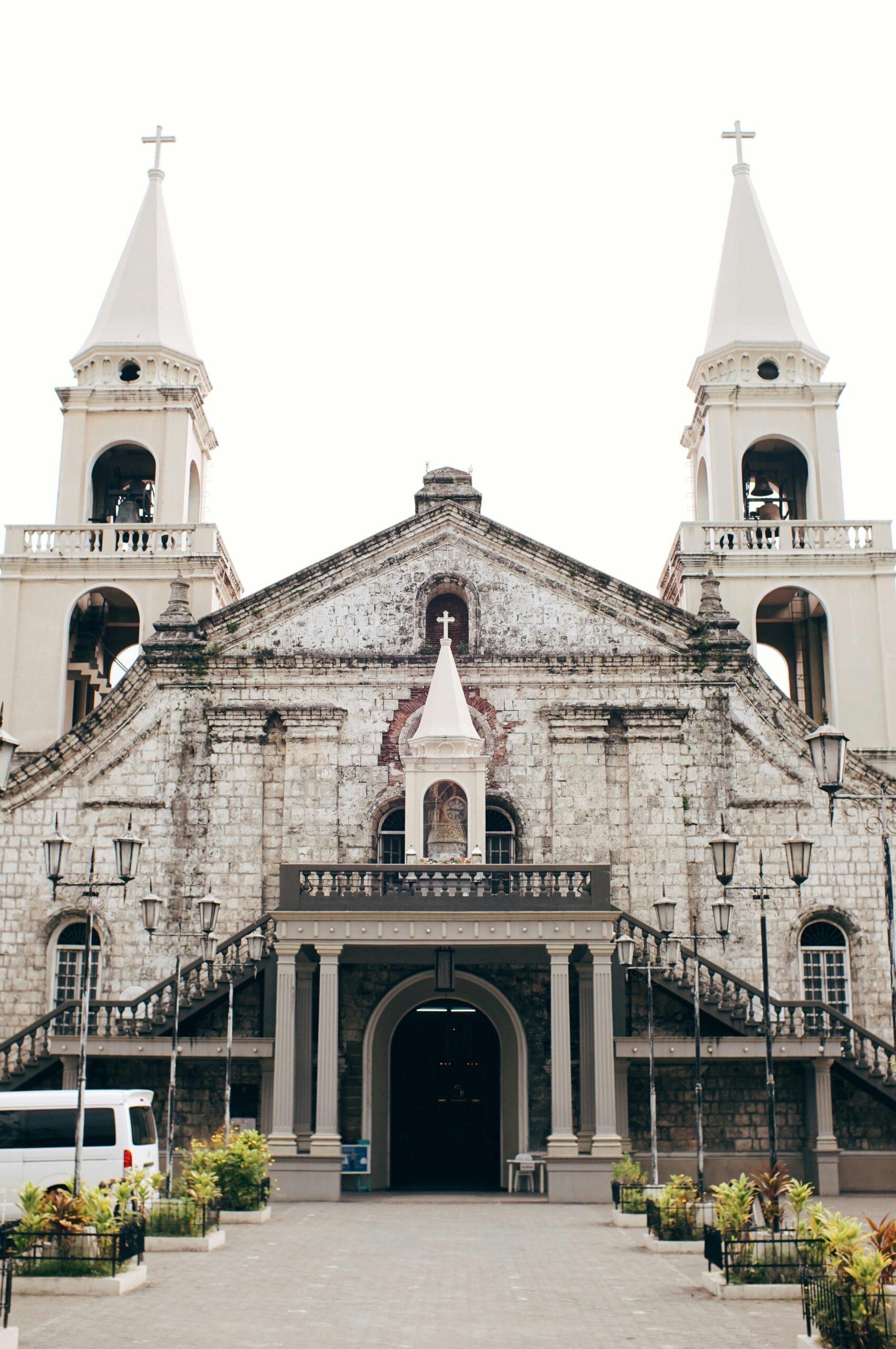 Jaro Cathedral in Iloilo City, a historic Catholic church and National Shrine of Our Lady of the Candles