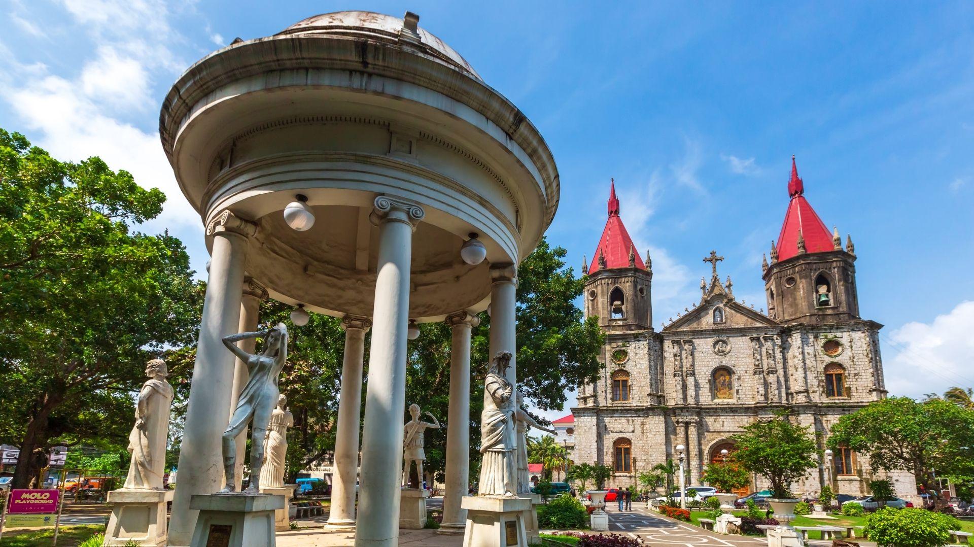 Molo Church in Iloilo City, a historic Spanish-colonial church known as the ‘feminist church’ of the Philippines